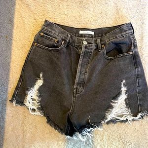 Pacsun distressed high rise short